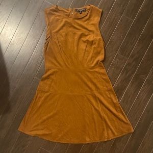 Suede Brown Dress